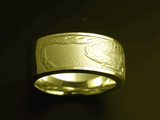 Saito - Rise Dragon - L Silver Ring (18Kt Gold)