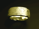 Saito - Rise Dragon - L Silver Ring (18Kt Gold)