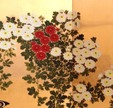 Tominaga Jyuho - Japanese Traditional Hand Paint Byobu (Gold Leaf Folding Screen) - X137 - Free Shipping